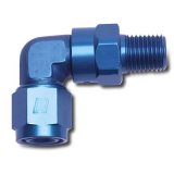 Russell Performance -8 AN 90 Degree Female to Male 1/2in Swivel NPT Fitting thumbnail 2