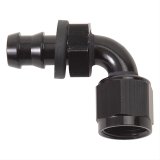 Russell Performance -8 AN Twist-Lok 90 Degree Hose End (Black) thumbnail 1