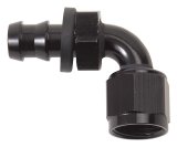 Russell Performance -8 AN Twist-Lok 90 Degree Hose End (Black) thumbnail 3