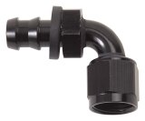 Russell Performance -8 AN Twist-Lok 90 Degree Hose End (Black) thumbnail 4