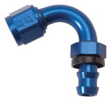 Russell Performance -8 AN Twist-Lok 150 Degree Hose End (3/4in Radius) thumbnail 4