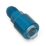Russell Performance -6 AN male to 5/16in SAE quick-disconnect female (Blue Single) thumbnail 2