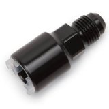Russell Performance -6 AN male to 5/16in SAE quick-disconnect female (Black Single) thumbnail 2