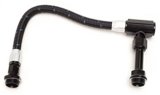 Russell Performance -6 AN to 3/8in Female NPT ProClassic Holley Dual Inlet Carb Kit (Black/Silver) thumbnail 6