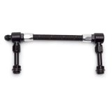 Russell Performance -8 AN to -8 AN ProClassic Holley 4150 Dual Inlet Carb Kit (Black/Silver) thumbnail 1