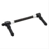 Russell Performance -8 AN to -8 AN ProClassic Demon Carb Dual Inlet Carb Kit (Black/Silver) thumbnail 1
