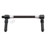 Russell Performance -8 AN to -8 AN ProClassic Demon Carb Dual Inlet Carb Kit (Black/Silver) thumbnail 3