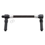Russell Performance -8 AN to -8 AN ProClassic Demon Carb Dual Inlet Carb Kit (Black/Silver) thumbnail 5