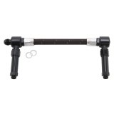 Russell Performance -8 AN to -8 AN ProClassic Demon Carb Dual Inlet Carb Kit (Black/Silver) thumbnail 6