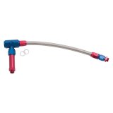 Russell Performance -6 AN to 3/8in Female NPT ProFlex Demon Carb Dual Inlet Carb Kit (Red/Blue) thumbnail 4