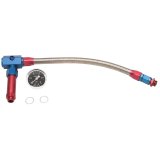 Russell Performance -6 AN to 3/8in Female NPT ProFlex Demon Carb Dual Inlet Carb Kit (Red/Blue) thumbnail 3