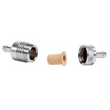 Russell Performance Chrome Street Fuel Filter (3in Length 1-1/8in diameter 5/16in inlet/outlet) thumbnail 6