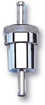 Russell Performance Chrome Street Fuel Filter (3in Length 1-1/8in diameter 5/16in inlet/outlet) thumbnail 7