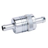 Russell Performance Chrome Street Fuel Filter (3in Length 1-1/8in diameter 3/8in inlet/outlet) thumbnail 3