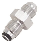 Russell Performance -6 AN (male to 9/16in-18 O-ring seal) Power Steering Adapter. Clear anodized thumbnail 5