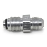 Russell Performance -6 AN (male to 9/16in-18 O-ring seal) Power Steering Adapter. Clear anodized thumbnail 6