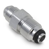 Russell Performance -6 AN (male to 9/16in-18 O-ring seal) Power Steering Adapter. Clear anodized thumbnail 8