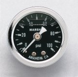 Russell Performance 100 psi fuel pressure gauge (Liquid-filled) thumbnail 1