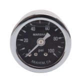 Russell Performance 100 psi fuel pressure gauge (Liquid-filled) thumbnail 2