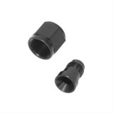 Russell Performance -8 AN Female to -6 AN to Male B-Nut Reducer (Black) thumbnail 2