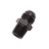 Russell Performance -6 AN to 1/4in NPT Straight Flare to Pipe (Black) thumbnail 4