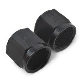 Russell Performance -4 AN Tube Nuts 1/4in dia. (Black) (6 pcs.) thumbnail 6