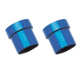Russell Performance -6 AN Tube Sleeve 3/8in dia. (Blue) (2 pcs.) thumbnail 2