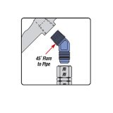 Russell Performance -10 AN to 1/2in NPT 45 Degree Flare to Pipe Adapter thumbnail 7
