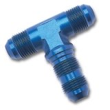 Russell Performance -12 AN Flare Bulkhead Tee Fitting (Blue) thumbnail 2