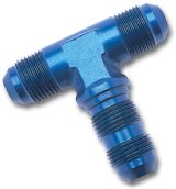Russell Performance -12 AN Flare Bulkhead Tee Fitting (Blue) thumbnail 6