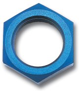 Russell Performance -8 AN Bulkhead Nuts 3/4in -16 Thread Size (Blue) thumbnail 3