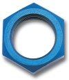 Russell Performance -8 AN Bulkhead Nuts 3/4in -16 Thread Size (Blue) thumbnail 8