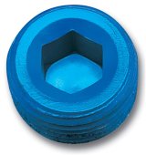 Russell Performance 1/8in Allen Socket Pipe Plug (Blue) thumbnail 5