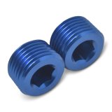 Russell Performance 1/8in Allen Socket Pipe Plug (Blue) thumbnail 6