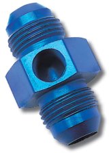 Russell Performance -8 AN Fuel Union Pressure Adapter (Blue) thumbnail 4