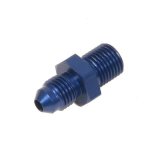 Russell Performance -4 AN Flare to 12mm x 1.25 Metric Thread Adapter (Blue) thumbnail 2