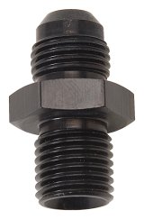 Russell Performance -6 AN Flare to 12mm x 1.5 Metric Thread Adapter (Black) thumbnail 3