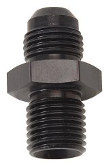 Russell Performance -6 AN Flare to 12mm x 1.5 Metric Thread Adapter (Black) thumbnail 4