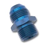 Russell Performance -6 AN Flare to 18mm x 1.5 Metric Thread Adapter (Blue) thumbnail 2