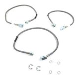 Russell Performance 92-99 GM K1500 Suburban (Non-Diesel) w/ 4in lift Brake Line Kit thumbnail 2