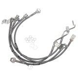 Russell Performance 99-06 Ford Excursion 4WD with 4in-5.5in lift Brake Line Kit thumbnail 4
