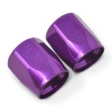 Russell Performance 2-Piece -6 AN Anodized Full Flow Swivel Hose End Sockets (Qty 2) - Purple thumbnail 5