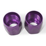 Russell Performance 2-Piece -6 AN Anodized Full Flow Swivel Hose End Sockets (Qty 2) - Purple thumbnail 6