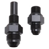 Russell Performance -6 AN to 4L80 Transmission Ports Adapter Fittings (Qty 2) - Black Zinc thumbnail 3