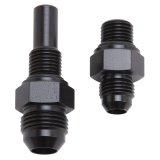 Russell Performance -6 AN to 4L80 Transmission Ports Adapter Fittings (Qty 2) - Black Zinc thumbnail 6