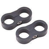 Russell Hose Separator for -8 Braided Hose - Black Anodized (2 Pack) thumbnail 2