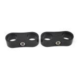 Russell Hose Separator for -8 Braided Hose - Black Anodized (2 Pack) thumbnail 3