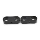 Russell Hose Separator for -8 Braided Hose - Black Anodized (2 Pack) thumbnail 5