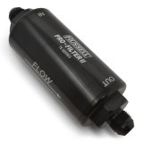 Russell Performance Profilter Fuel Filter 6.25in Long 10 Micron -6AN Inlet -10AN Outlet - Black thumbnail 1