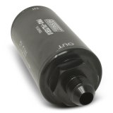 Russell Performance Profilter Fuel Filter 6.25in Long 10 Micron -6AN Inlet -10AN Outlet - Black thumbnail 7